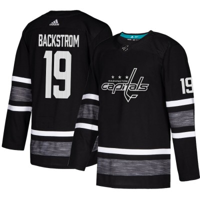 Adidas Washington Capitals #19 Nicklas Backstrom Black 2019 AllStar Game Parley Authentic Stitched NHL Jersey